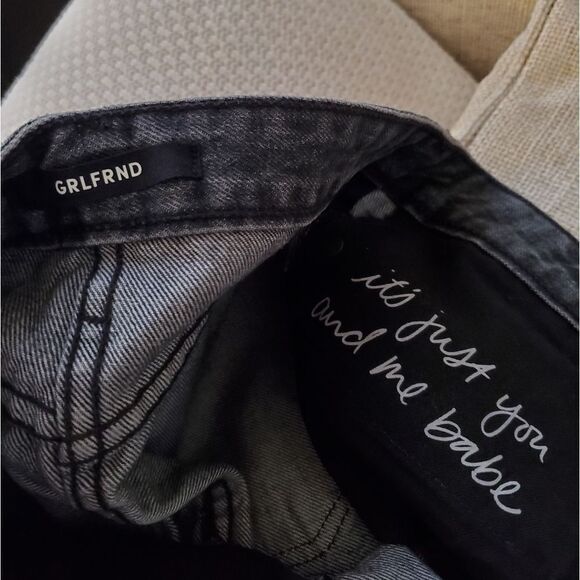 GRLFRND Eva A-Frame Gusset Denim Skirt Size 25 - Picture 14 of 14